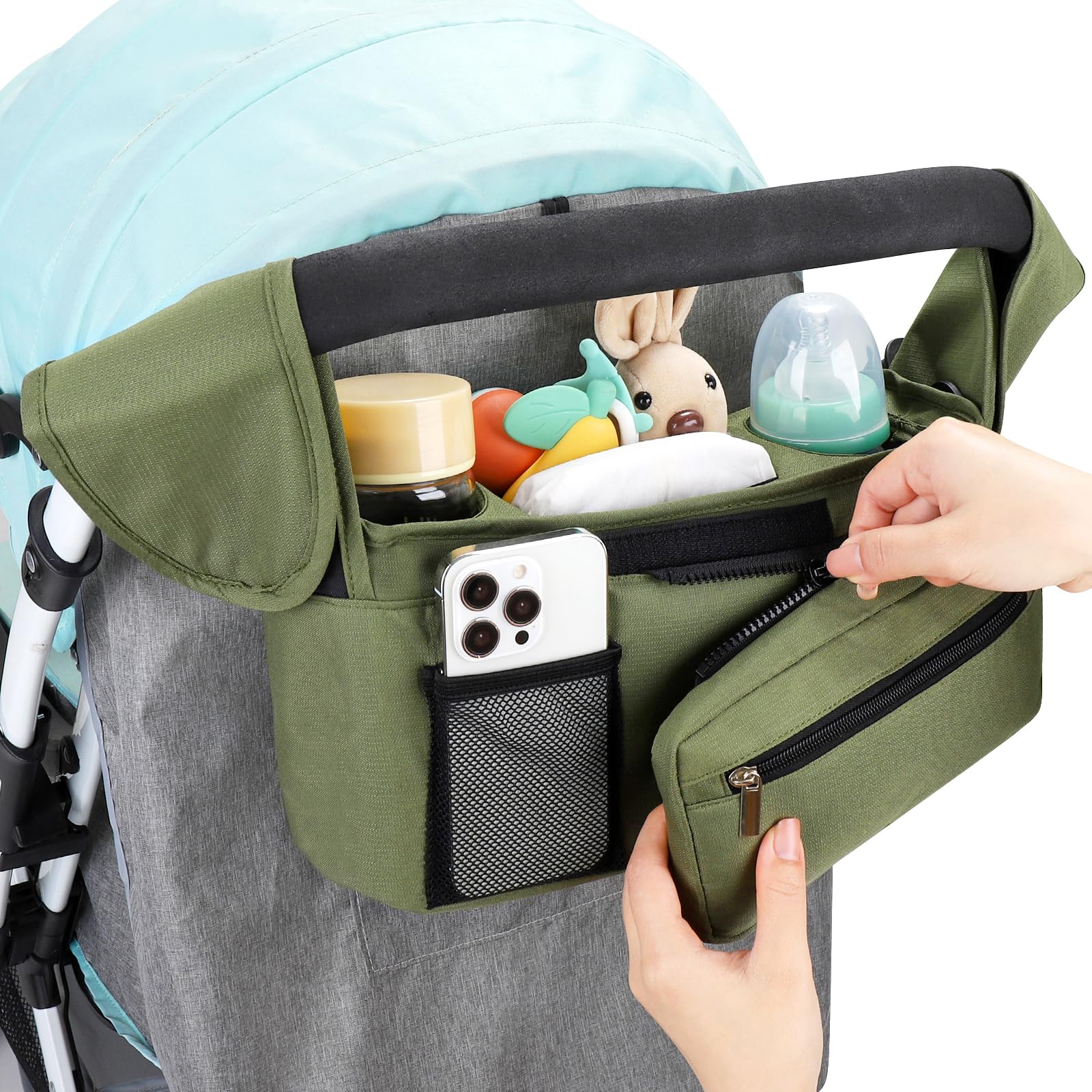 Accmor universal organizer compatible with Uppababy and Britax strollers