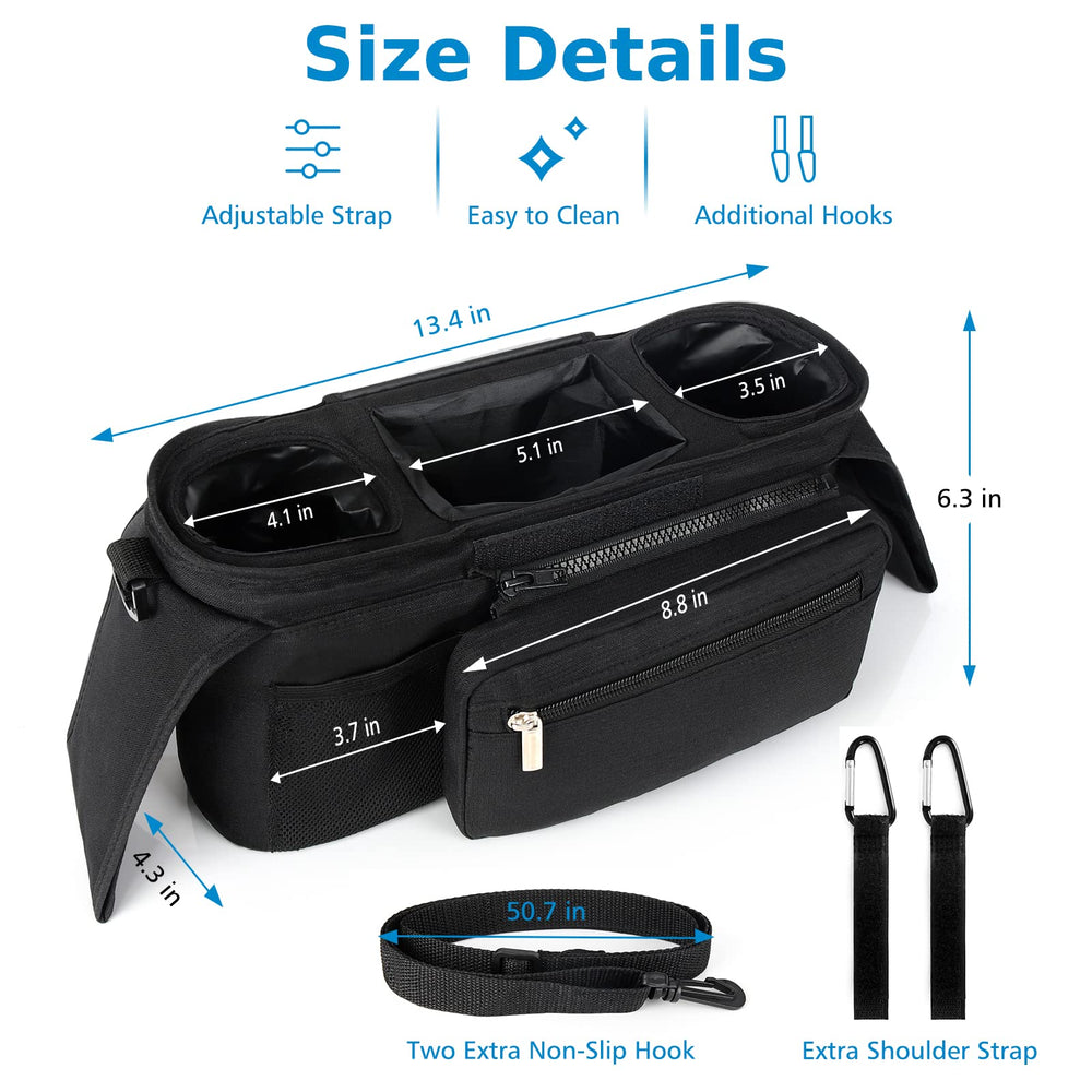 Accmor detachable bag strap turns organizer into a portable carry bag