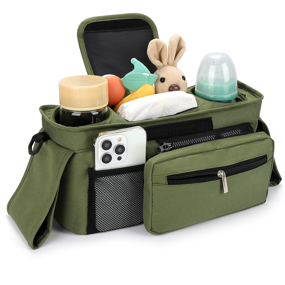 Accmor detachable phone bag on stroller organizer for quick access