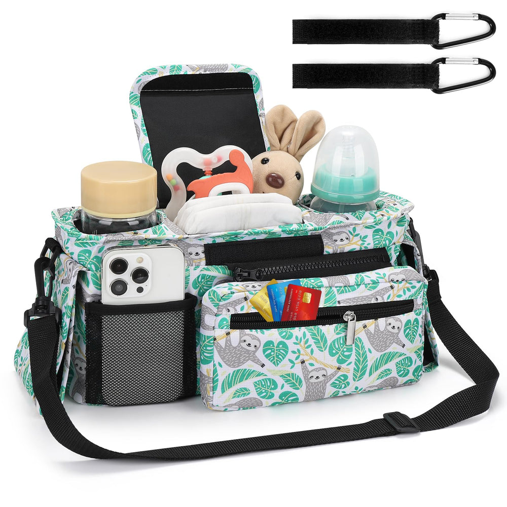 Accmor universal stroller organizer insulated cup holders keep drinks cool or warm