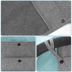 Accmor universal stroller organizer mesh pocket visibility aids fast item retrieval.