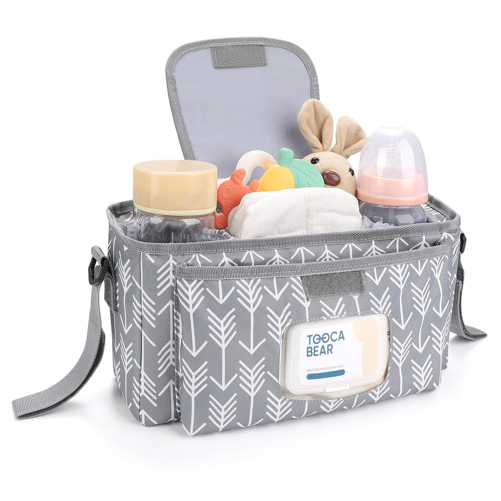 Accmor organizer with multiple compartments for diapers toys and essentials
