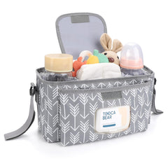 Accmor organizer with multiple compartments for diapers toys and essentials