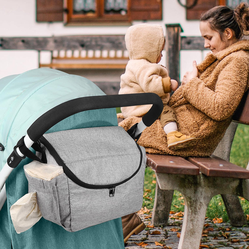 Accmor universal stroller organizer padded shoulder strap supports comfortable carrying.