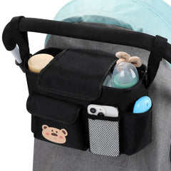 Accmor universal stroller organizer side pocket stores small items.
