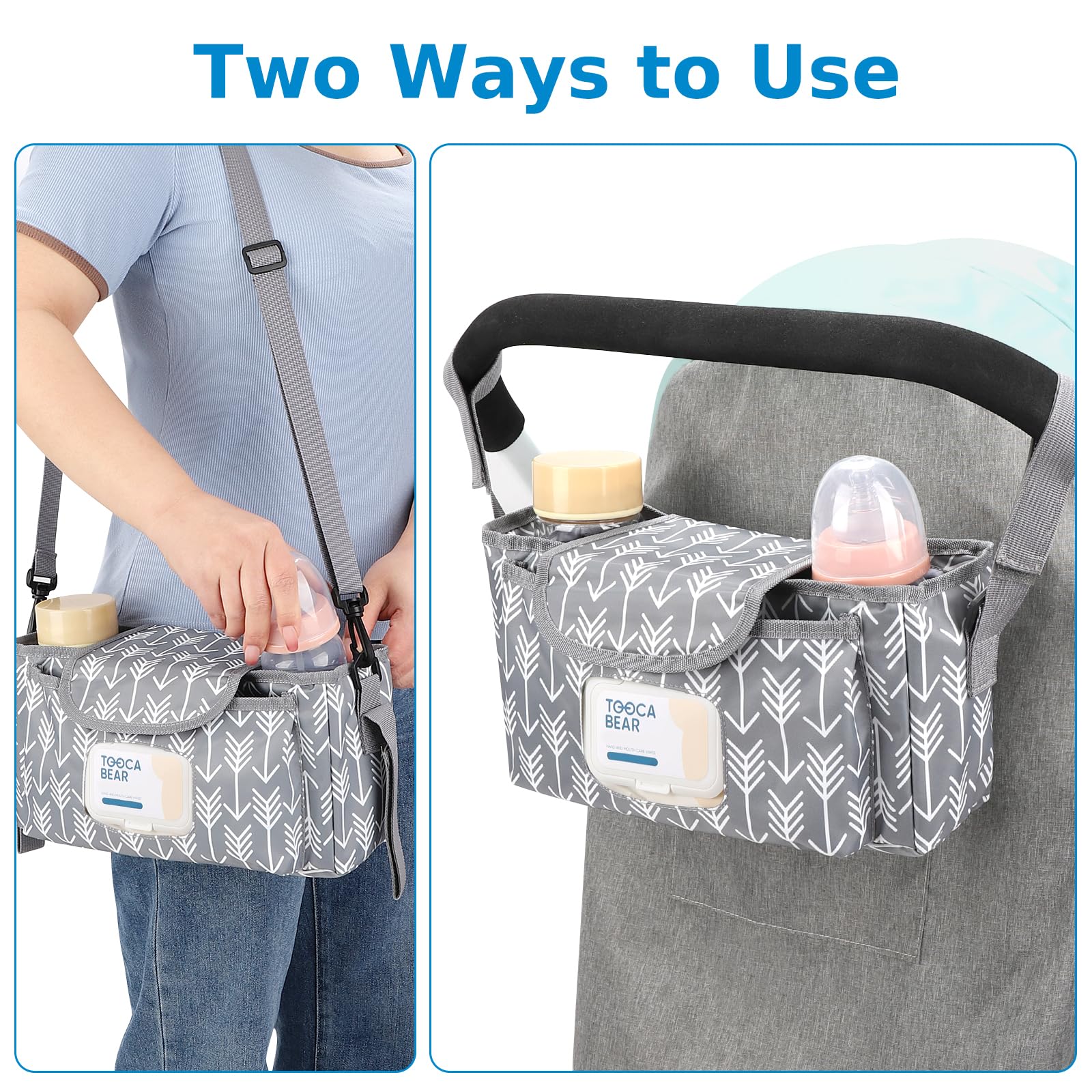 Accmor organizer interior is waterproof and easy to wipe clean