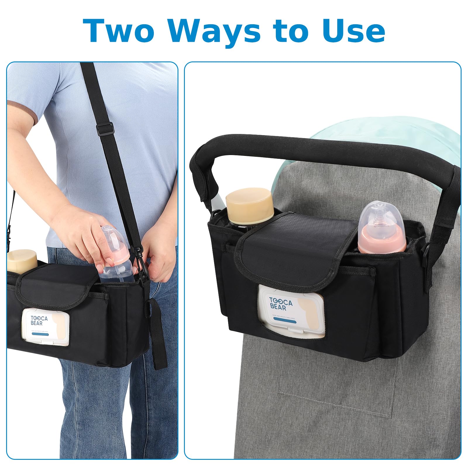 Accmor waterproof-interior cleans easily with a wipe after spills.