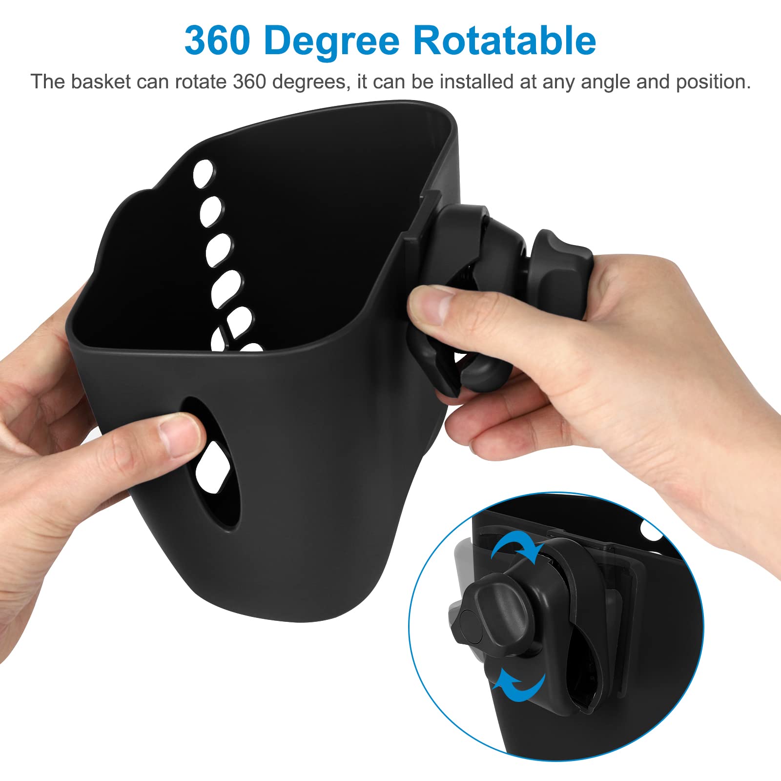 Accmor wheelchair clip compatibility provides convenient drinks storage on the go.