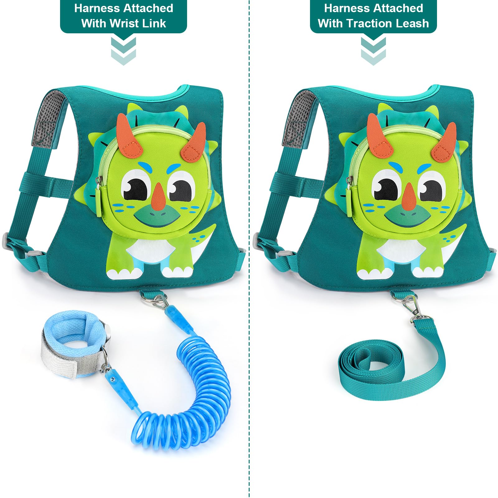 Accmor anti-lost wrist link detail shows quick, secure connection for parent and child
