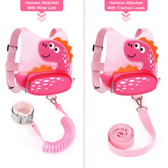 Accmor wrist-link assembly pink demonstrates 3-in-1 tethers for families.