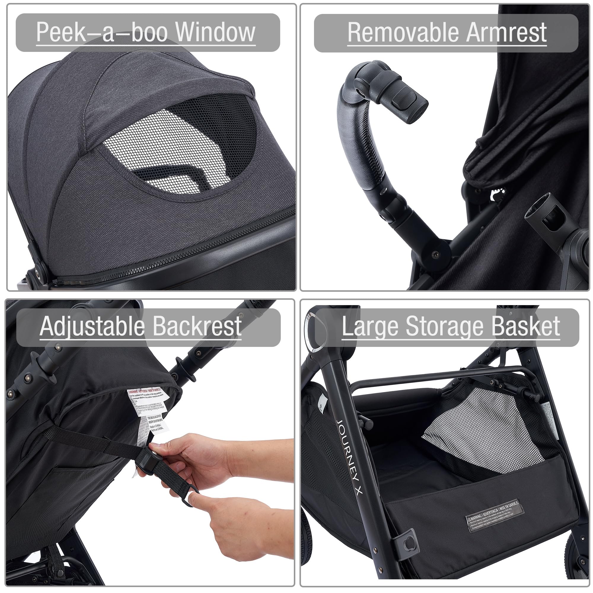 ACCOMBE ventilated canopy and skylight for airflow and visibility.
