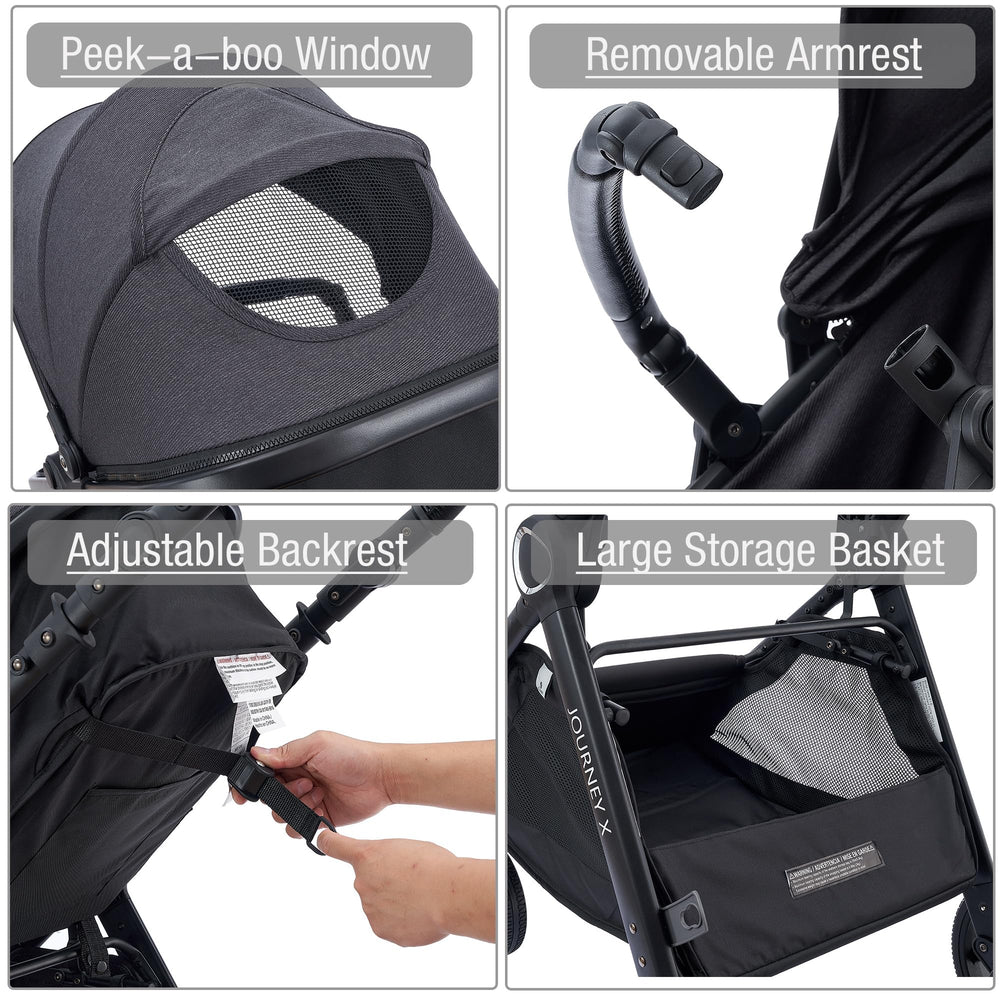 ACCOMBE ventilated canopy and skylight for airflow and visibility.
