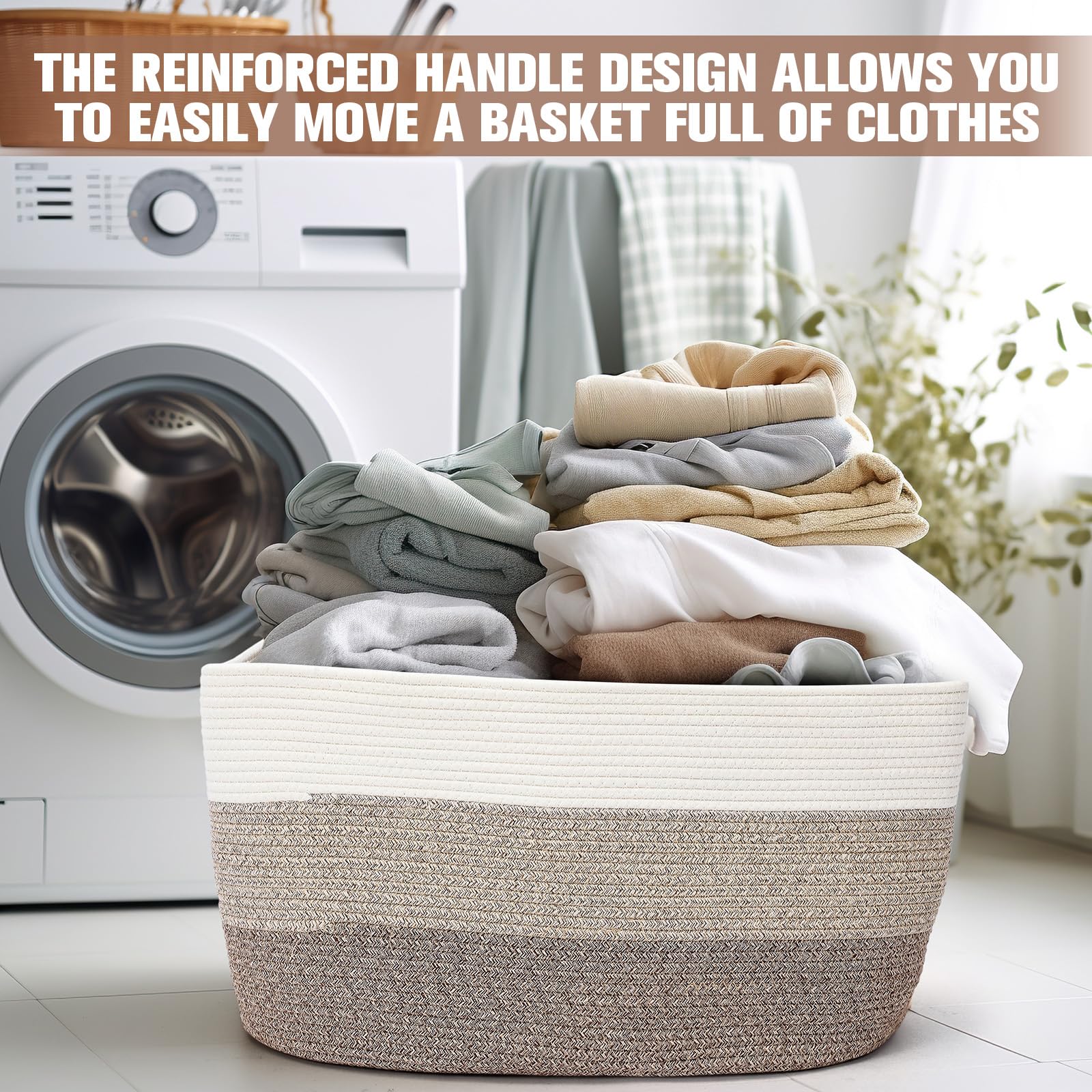 Acellegic blanket storage basket organizing throws in bedroom for cozy home vibe