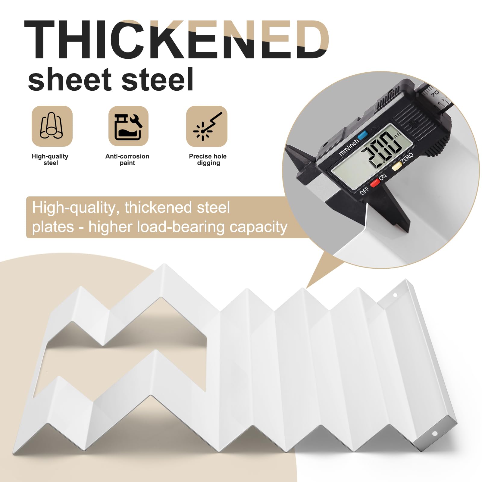 ACEPRUT Tonies shelf includes screws and tools for quick assembly.
