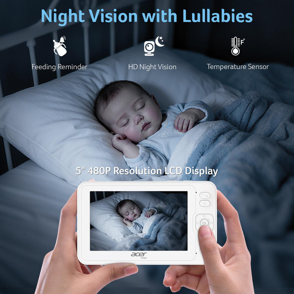 Acer infrared night vision for clear night-time monitoring