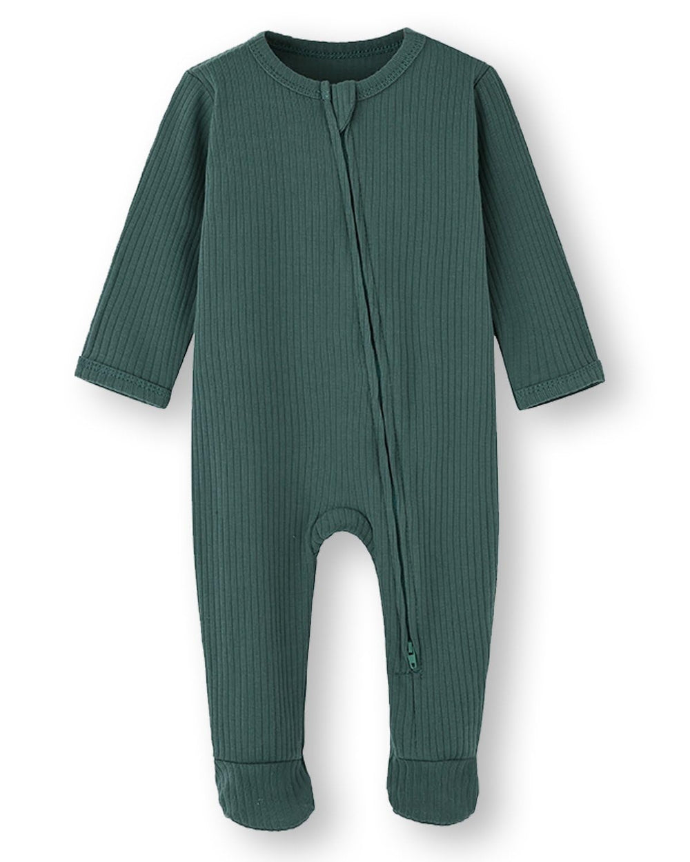 ACESTAR unisex baby footies pajamas mint color showing convenience and style