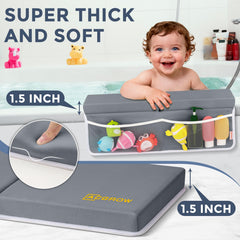 ACGROW anti-slip bottom provides reliable grip on wet surfaces for safe bathing