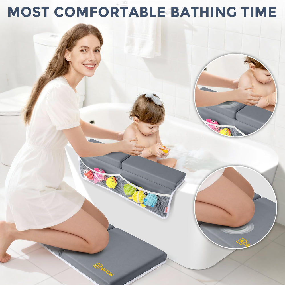 ACGROW ultra-stable suction cups keep the kneeler securely in place during baths