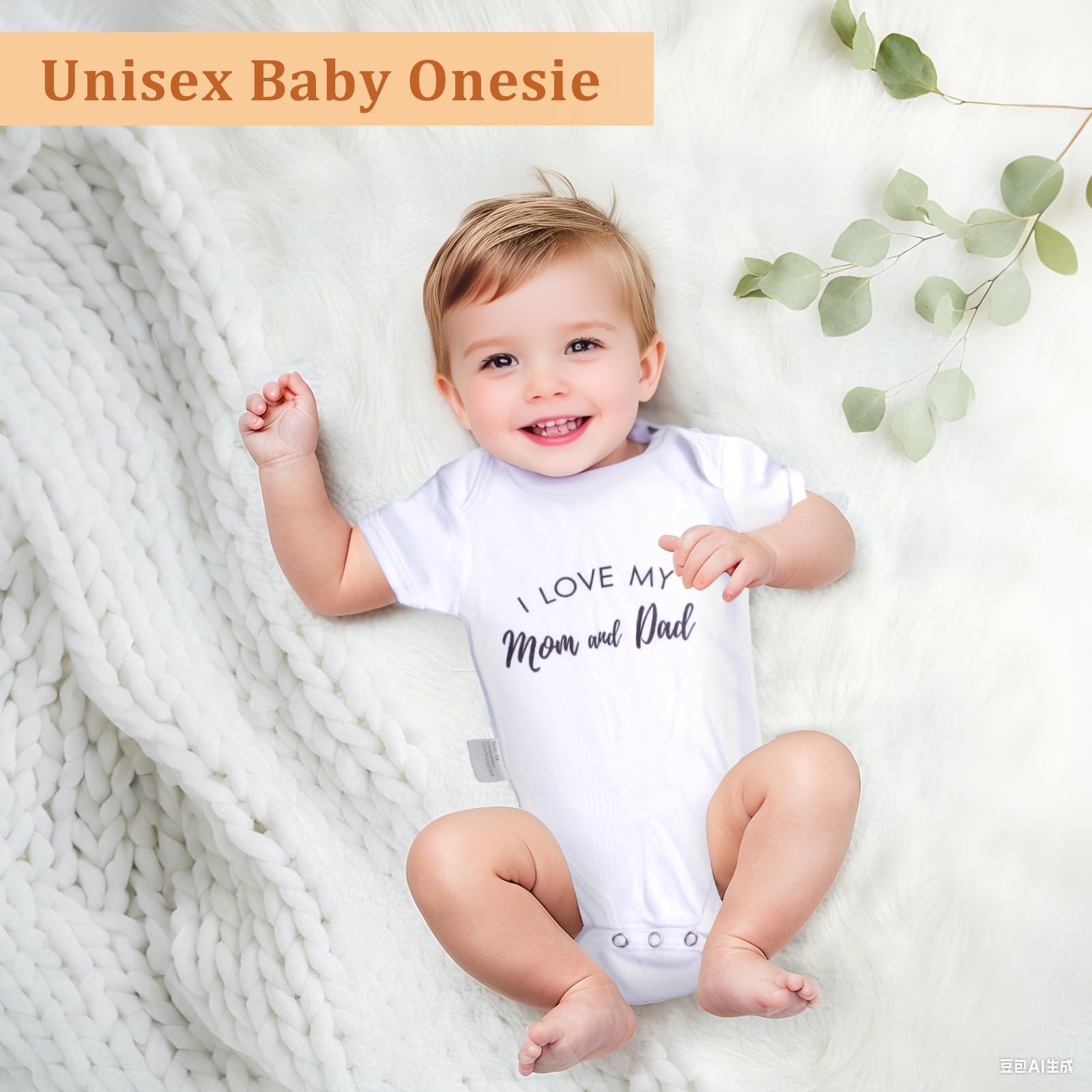 ACLZDXWZ baby-soft-onesie in cotton for everyday comfortable wear.