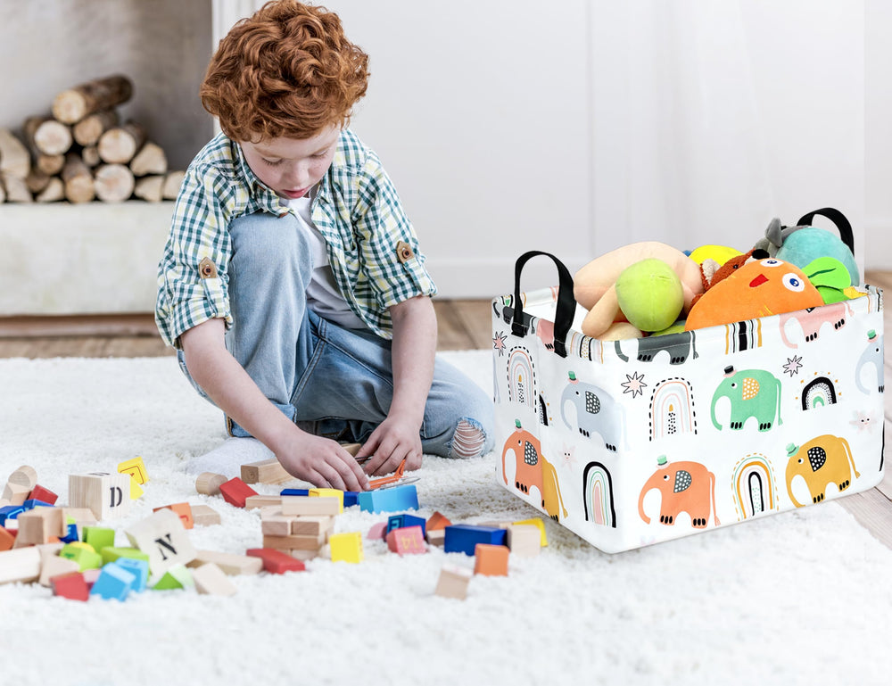 ACMUUNI basket folded flat stores easily when not in use.