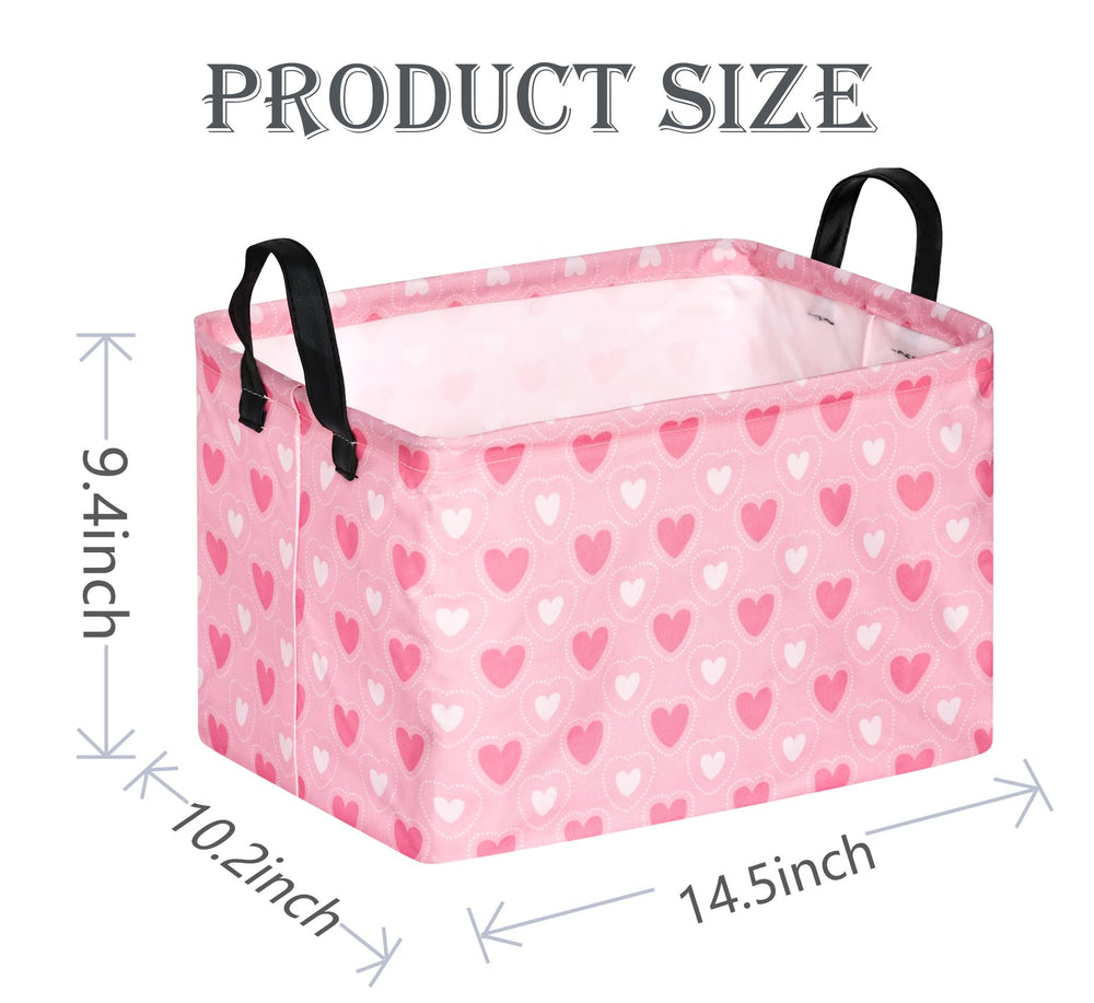 ACMUUNI basket uses durable polyester-linen blend for long-lasting storage.