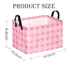 ACMUUNI basket uses durable polyester-linen blend for long-lasting storage.
