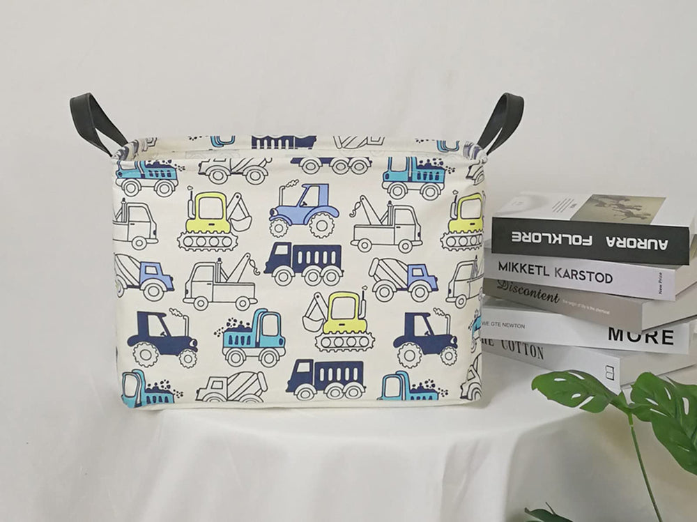 ACMUUNI canvas bin with PE waterproof lining keeps items dry and protected