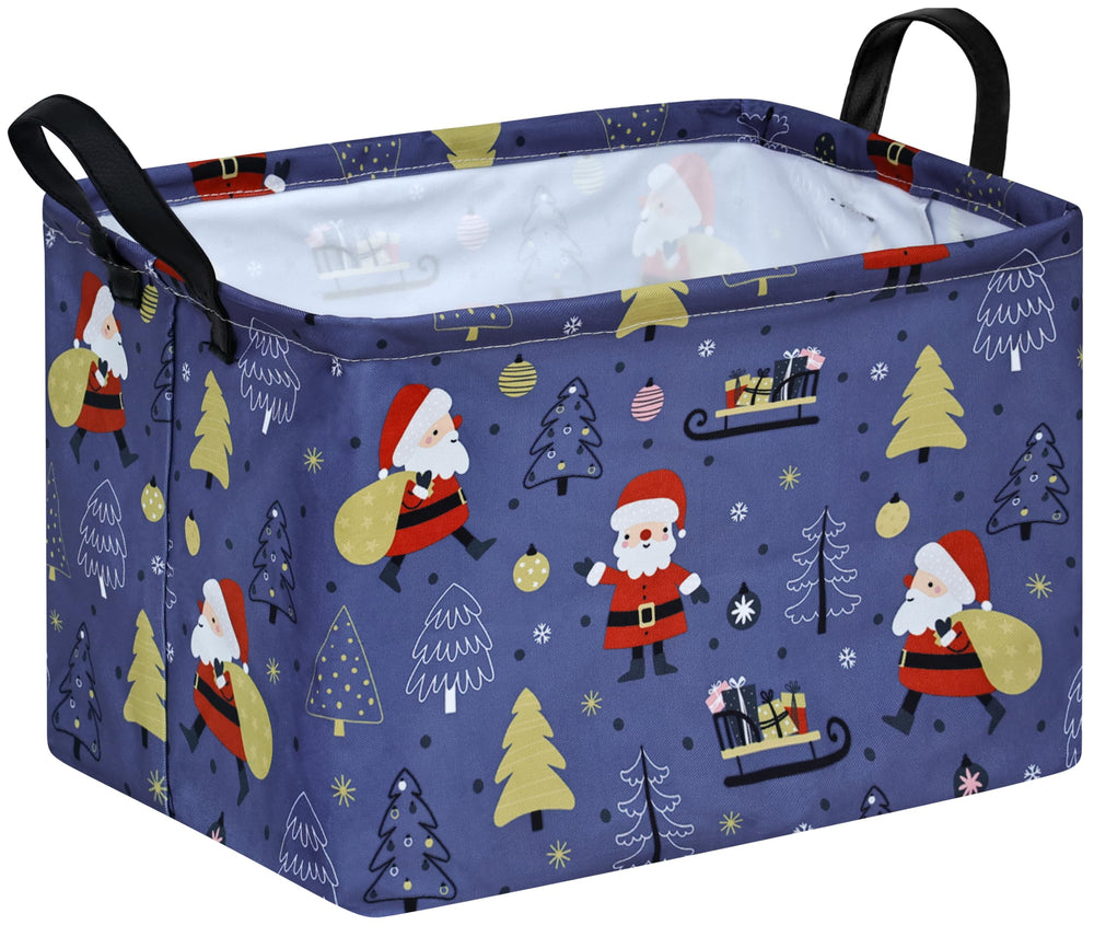 ACMUUNI Christmas gift basket storage bin—festive décor and organized storage.