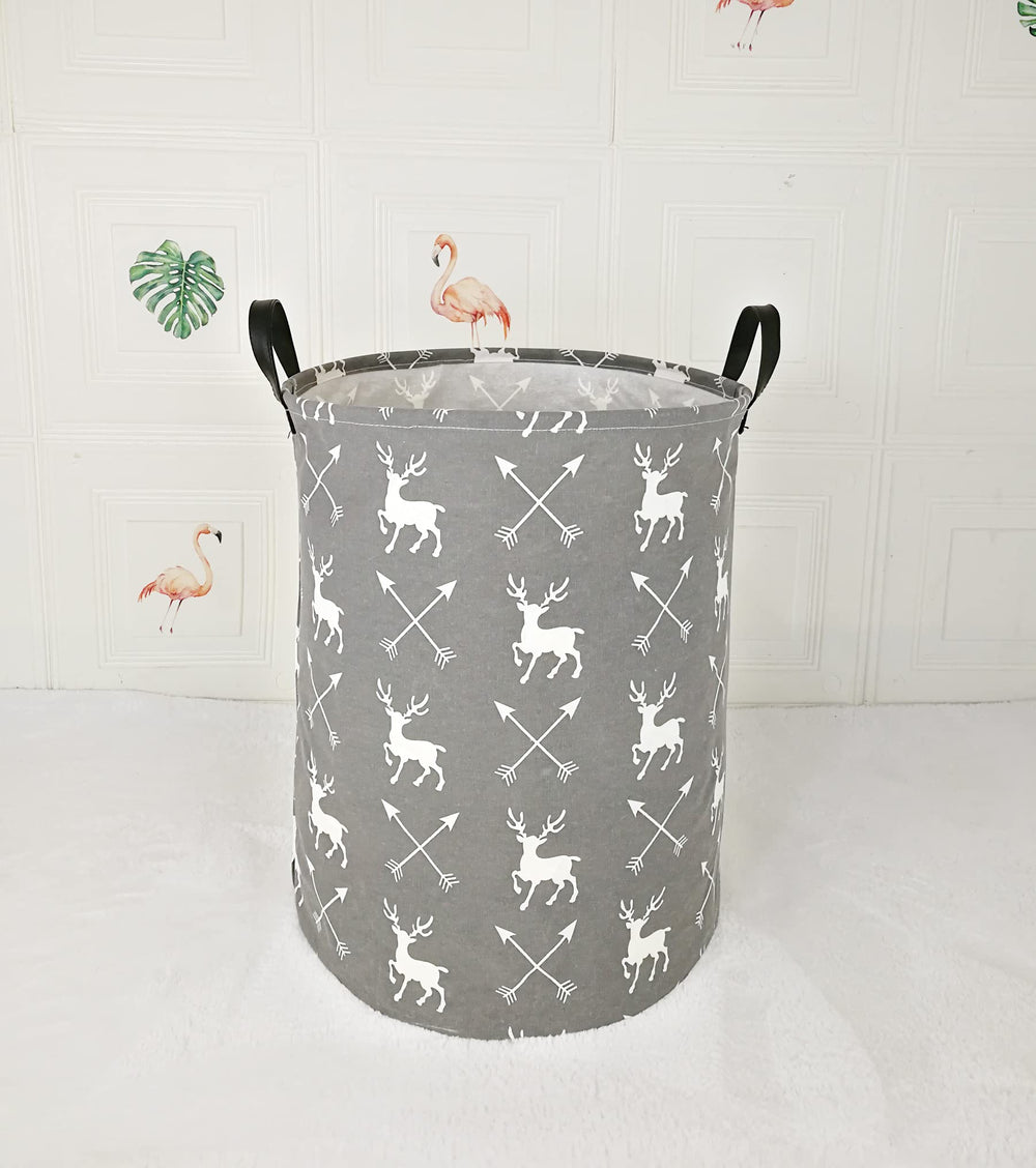 ACMUUNI deer storage organizer bin with waterproof lining to protect fabrics.
