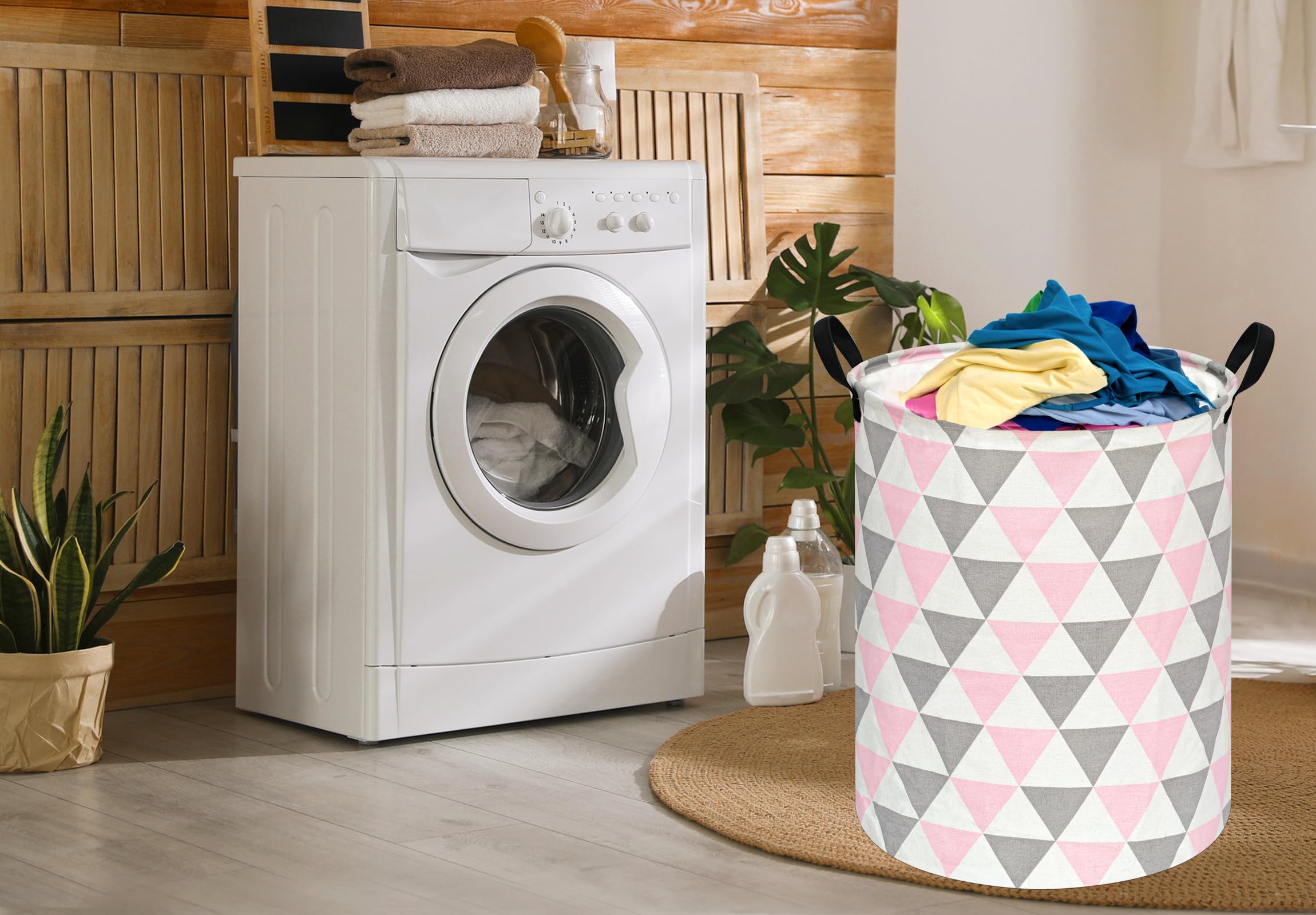 ACMUUNI dinosaur hamper used for toy storage in a kid-friendly space