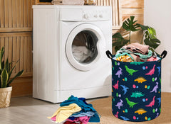 ACMUUNI dinosaur-pattern storage-type laundry organizer for room organization.