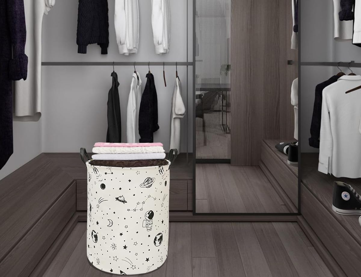 ACMUUNI dorm room laundry solution keeps belongings organized in small spaces.