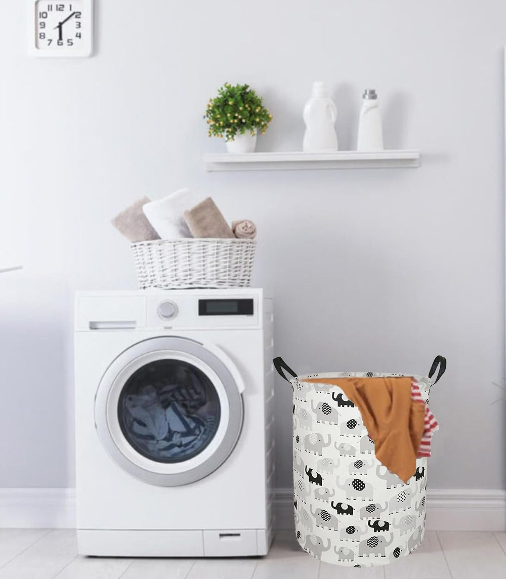ACMUUNI laundry hamper waterproof-lining emphasizes spill resistance and easy cleaning during household chores.