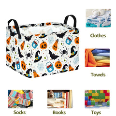 ACMUUNI rectangle gift shelf basket front view demonstrates organized toy and book storage.