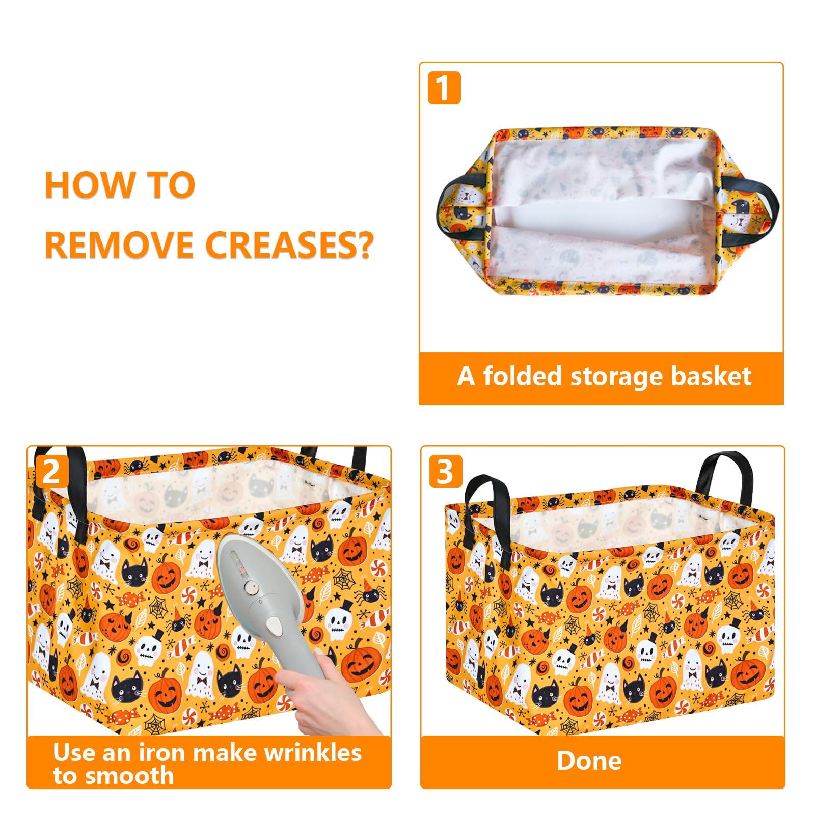 ACMUUNI rectangle gift shelf basket ideal for toy storage or laundry tasks.