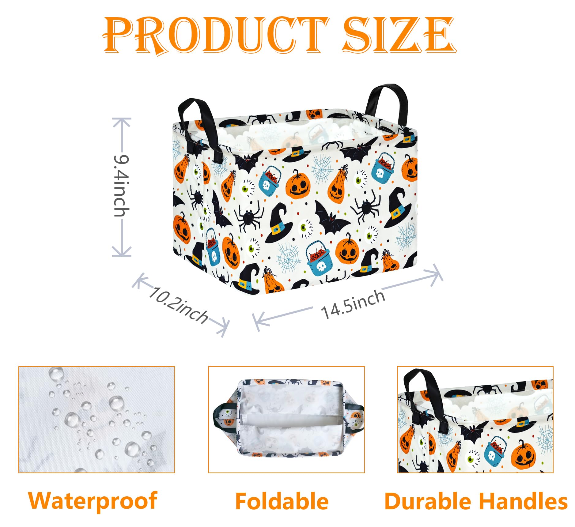ACMUUNI rectangle gift shelf basket nursery and laundry use in home settings for versatile storage.