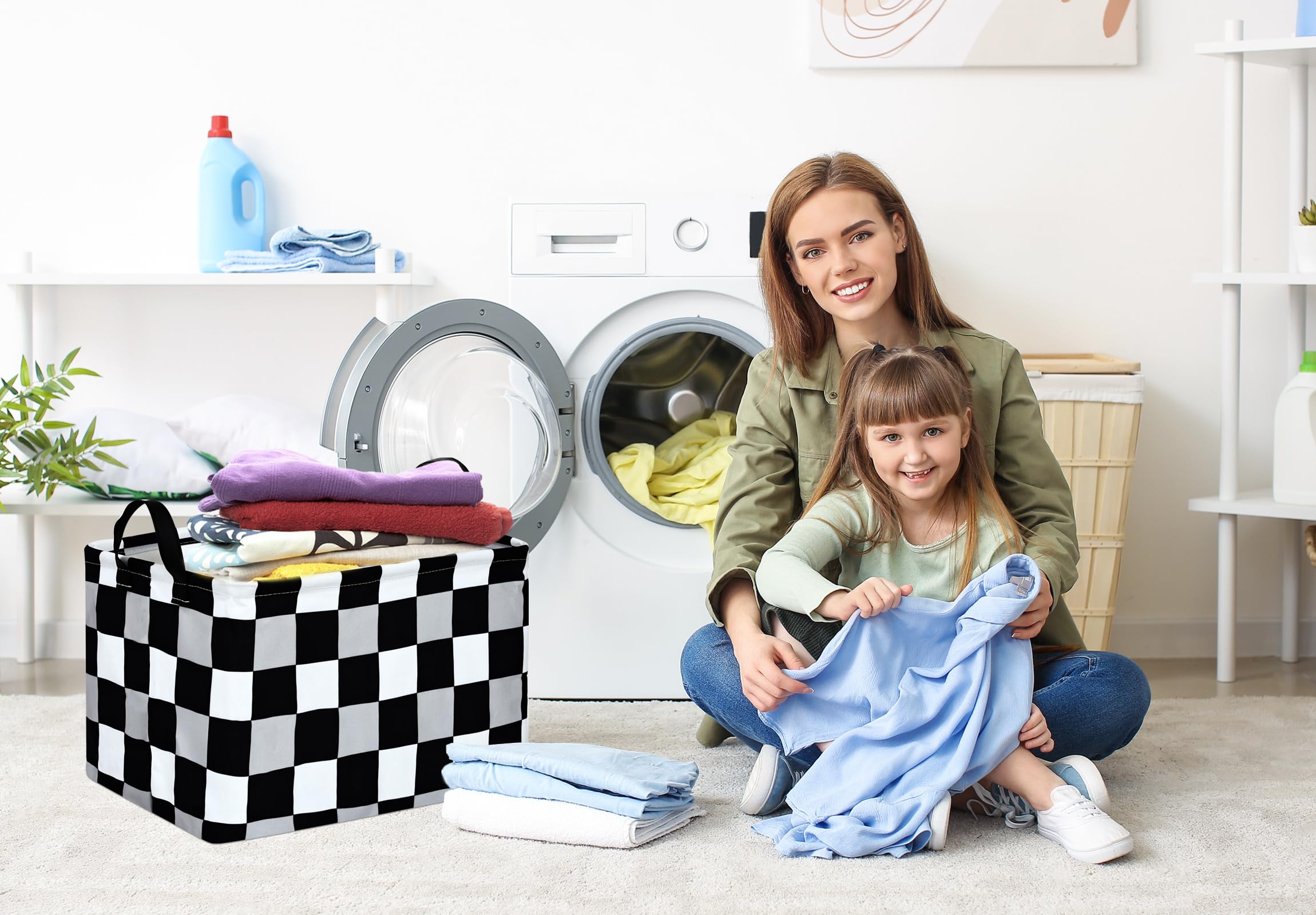 ACMUUNI Rectangle Gift Shelf basket size 145x102x94 shown for easy nursery storage planning.
