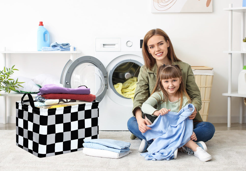 ACMUUNI Rectangle Gift Shelf basket size 145x102x94 shown for easy nursery storage planning.