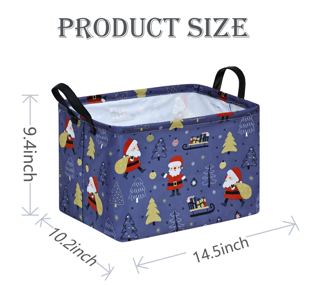ACMUUNI rectangle laundry hamper—14.5 by 10.2 by 8.4 inches for space-saving organization.