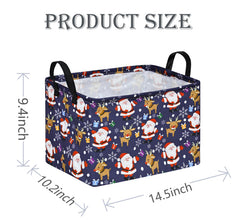 ACMUUNI storage bin with handles—easy transport between rooms