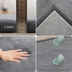 ACOMOPACK play mat during tummy time emphasizes gentle support and quiet play.