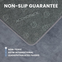 ACOMOPACK non-toxic safety certifications image referencing ASTM CPSIA OEKO-TEX compliance.
