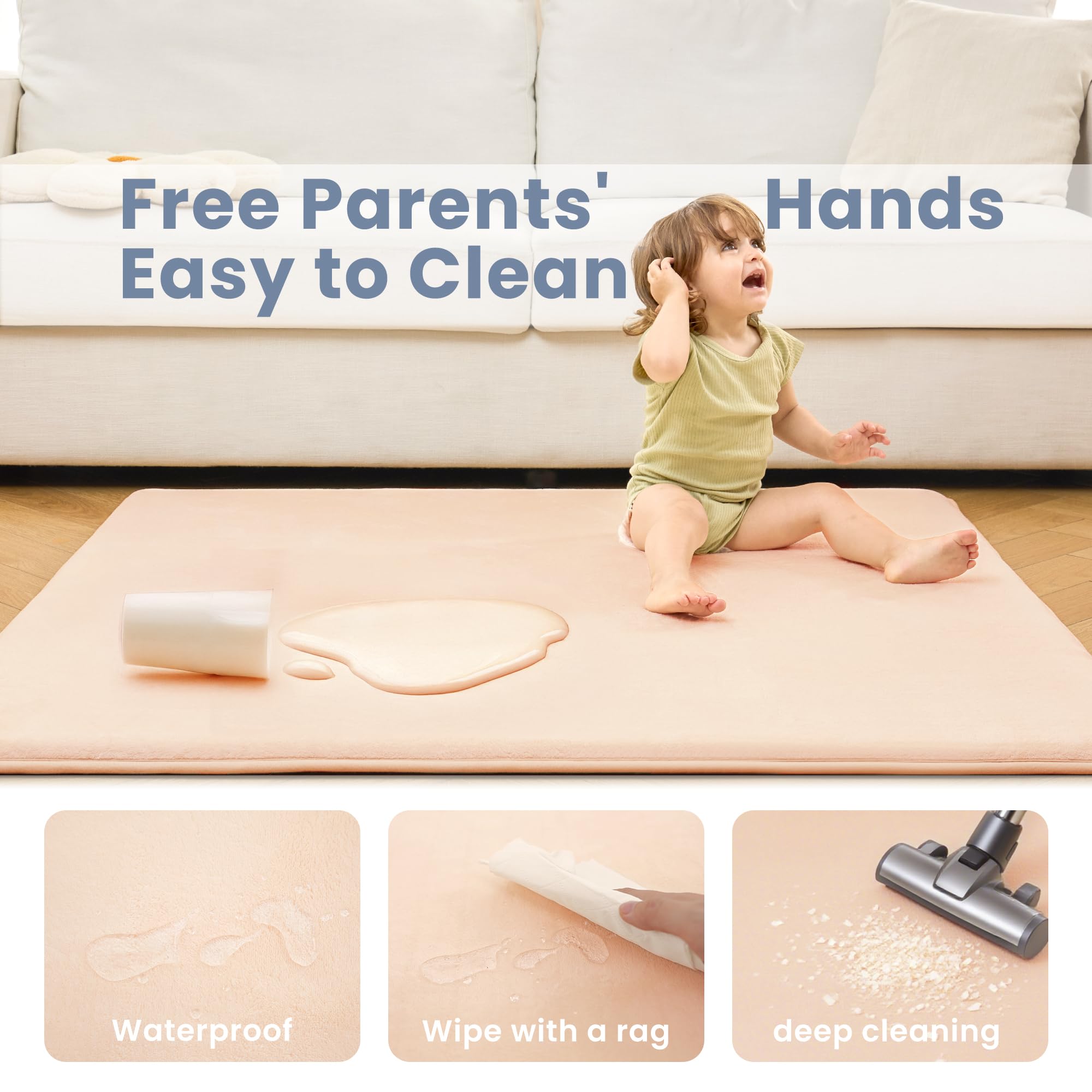 ACOMOPACK water-repellent surface cleans easily after spills.