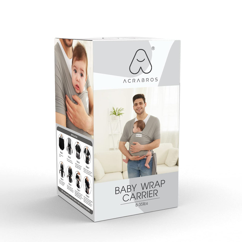 ACRABROS carrier with newborn illustrating snug-fit support