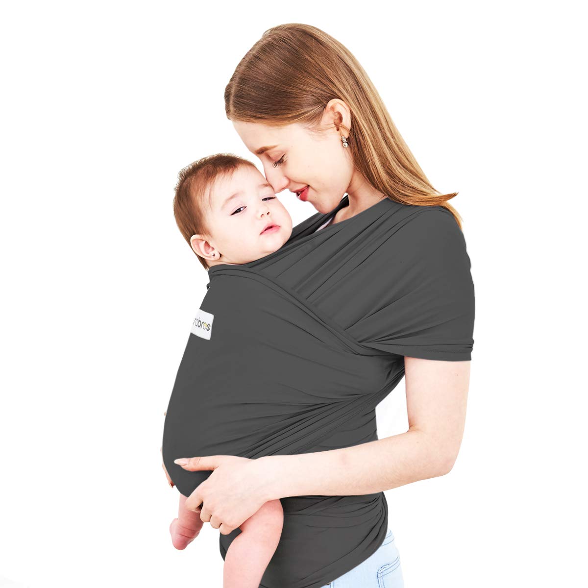 ACRABROS baby wrap main wear demonstrates hands-free mobility for busy parents.