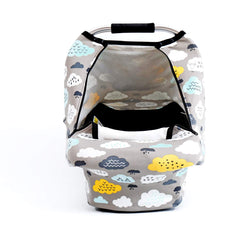 ACRABROS infant car seat cover peeping window lets you check baby without disturbance