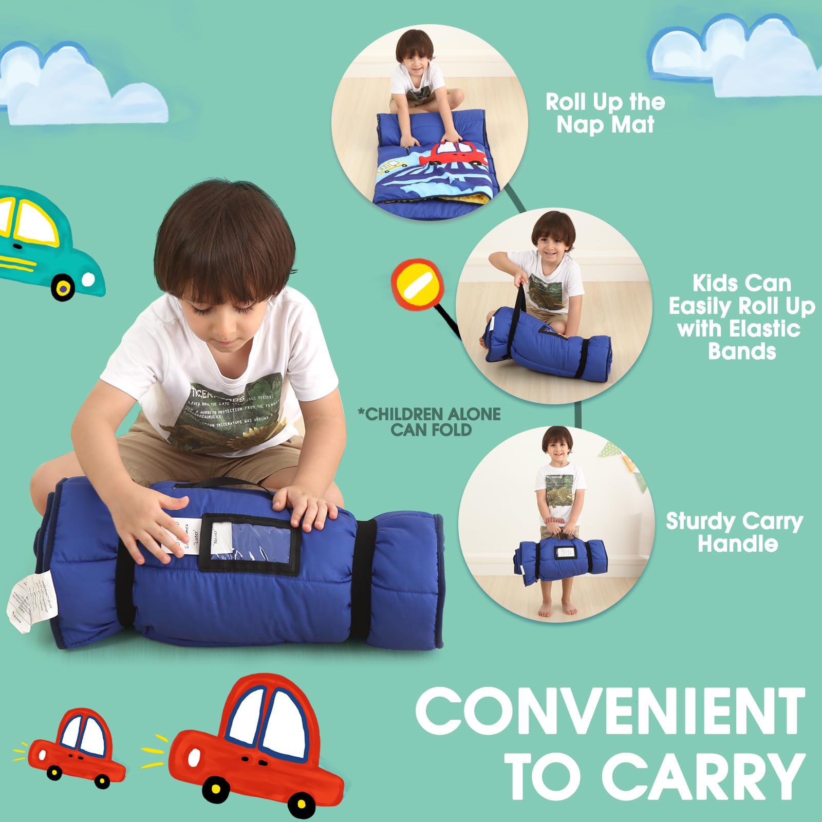 ACRABROS nap mat materials; poly microfiber with minky dot lining