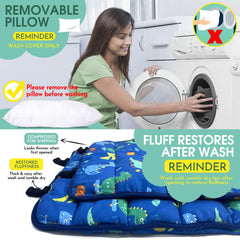 ACRABROS nap mat pillow removable for easy washing