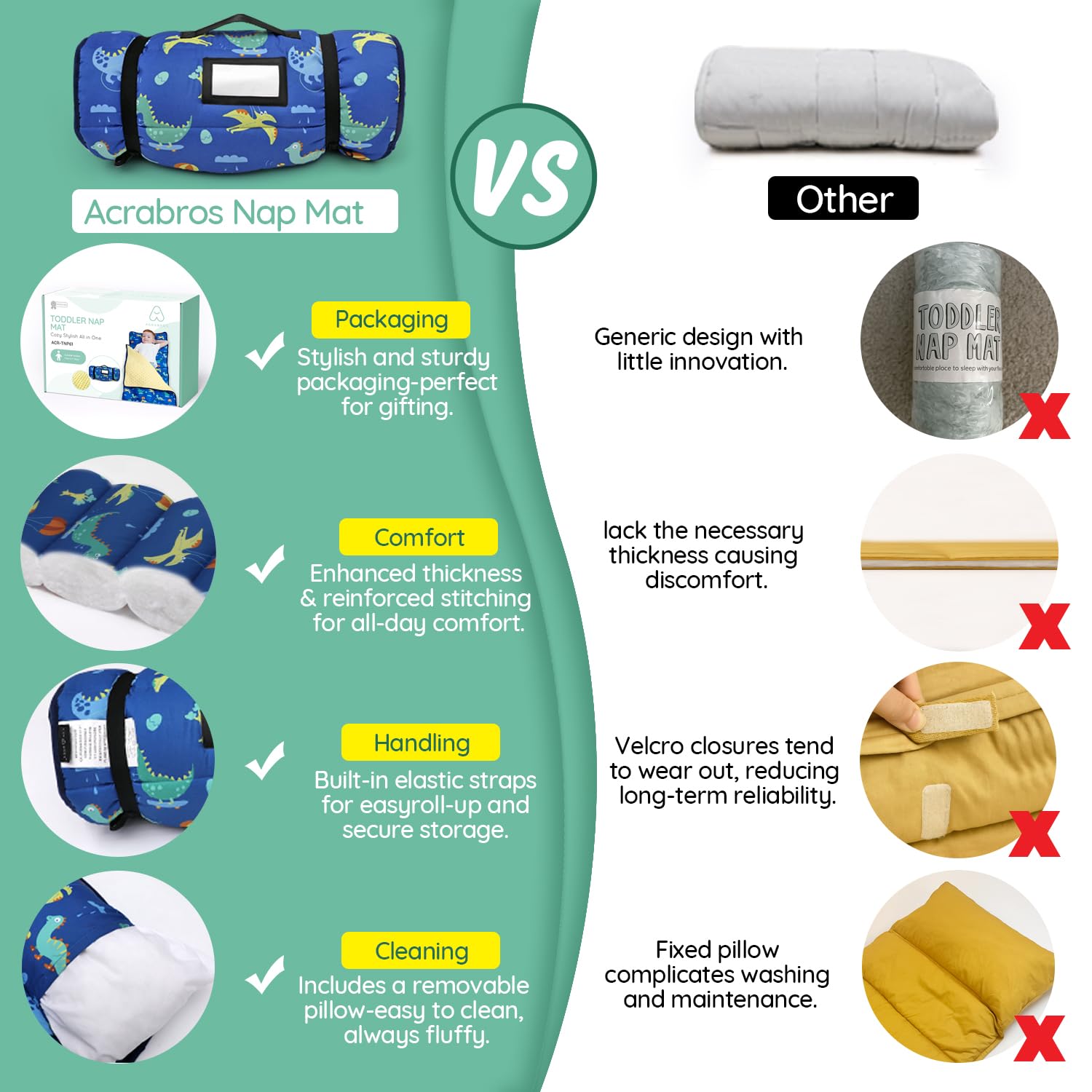 ACRABROS poly microfiber material delivers soft touch and durability