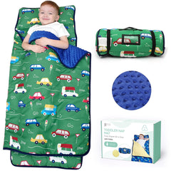 ACRABROS nap mat setup demonstrates extra-large comfort for daycare naps.